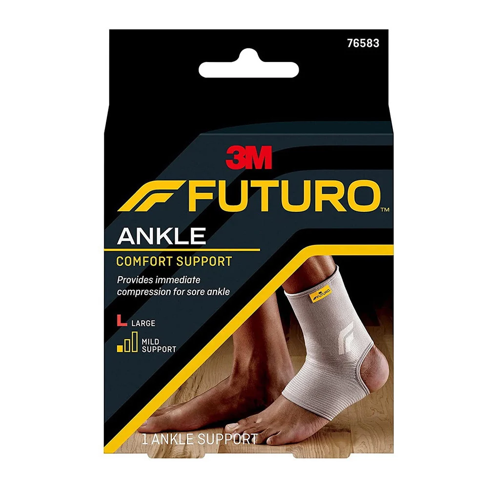 Solid Futuro Comfort Lift Ankle Support Large Buff Beige 1 Ea Detailed