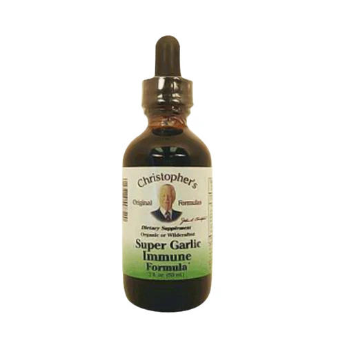 World-Class Dr Christophers Formula Super Garlic Immune Liquid Extract Powerful Antioxidant Supports Circulatory System 2Oz 59ml Pure