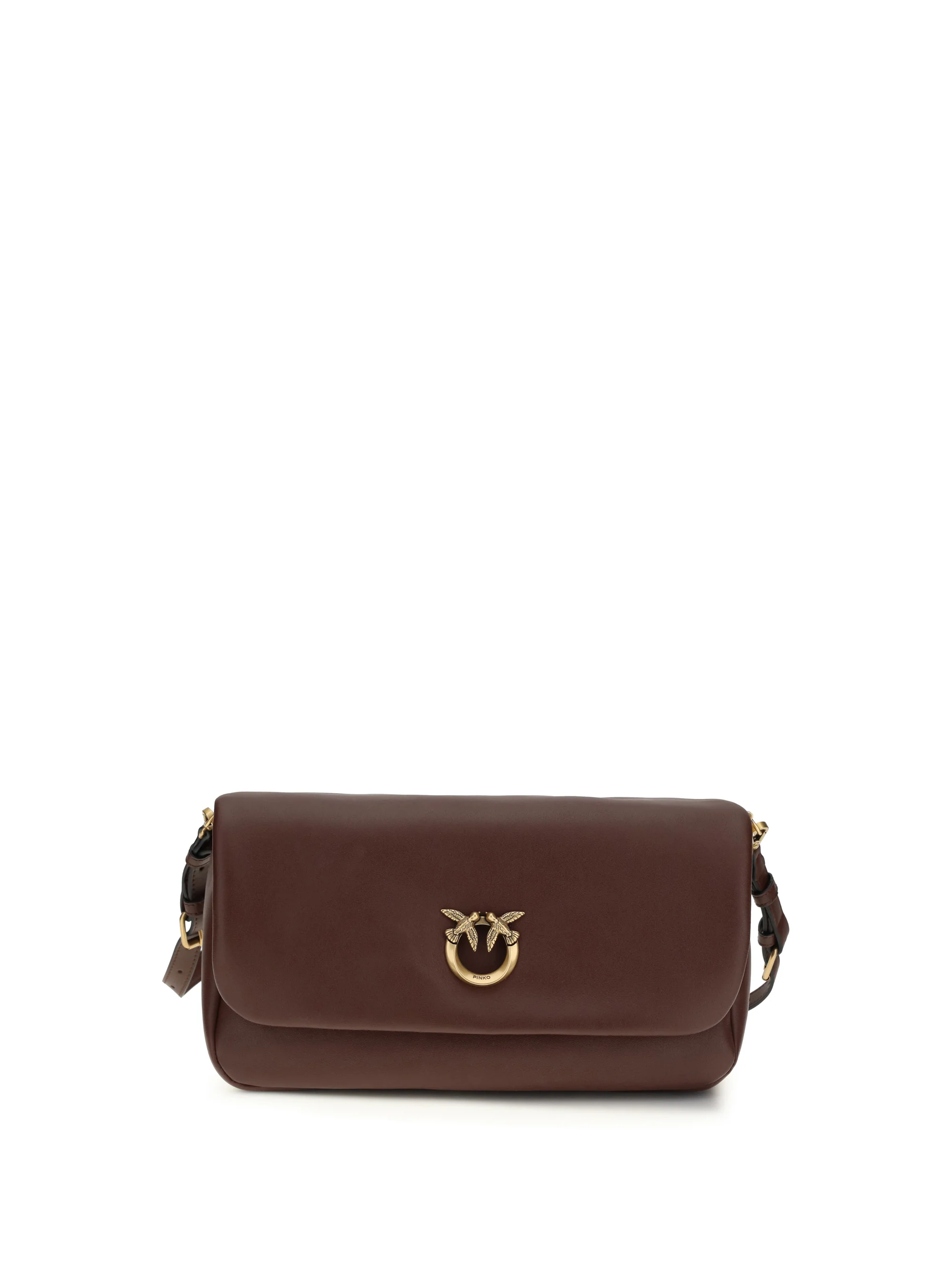 Optimized Shoulder Bag Baguette Soft Burgundy Calf Leather Top-Quality