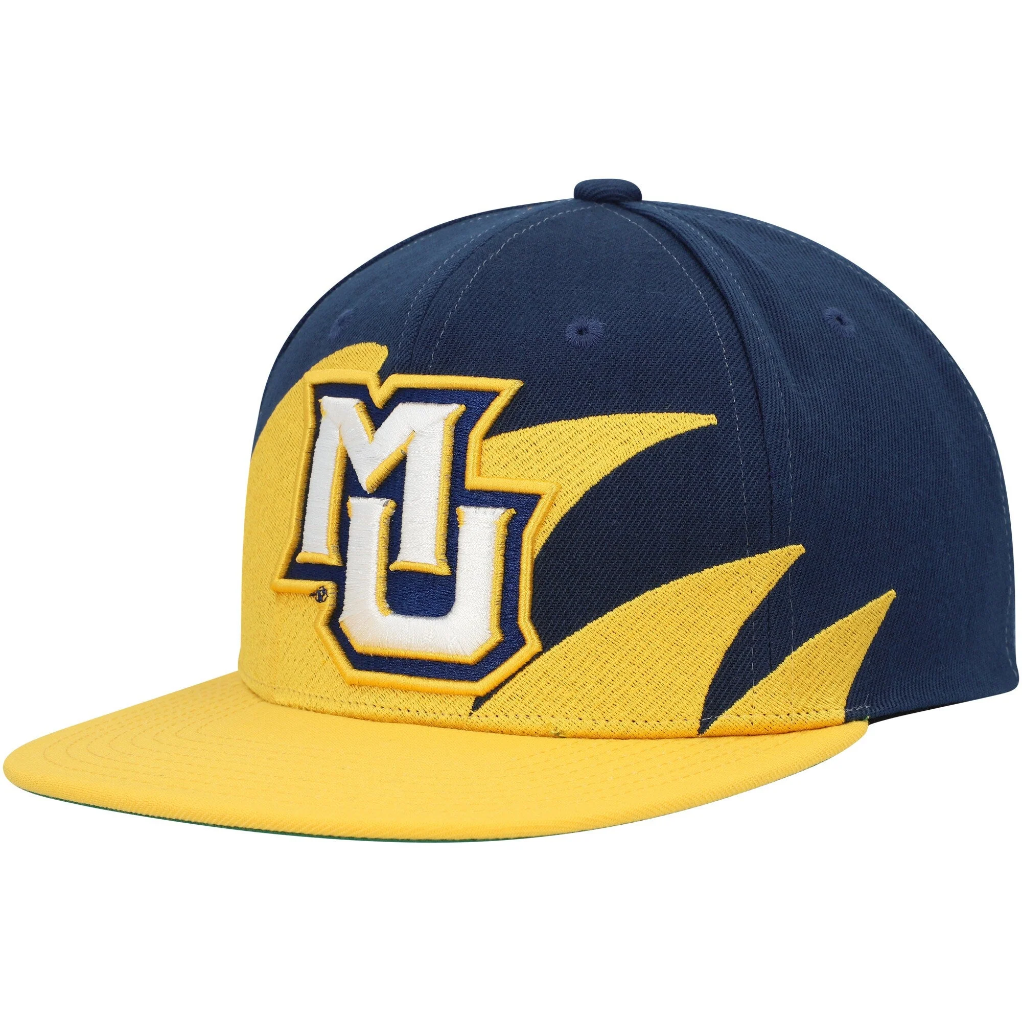 Artisan Mitchell Ness Men's Ncaa Sharktooth Snapback Marquette Snapback Caps Advanced