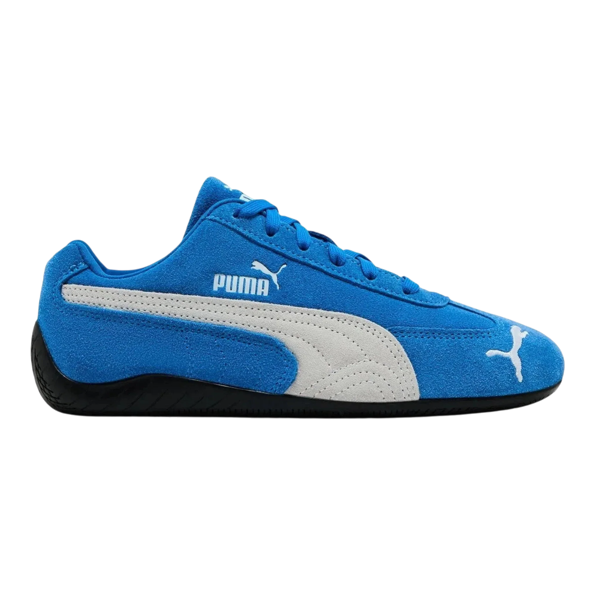 Sustainable PUMA Speedcat OG Women's Sneakers — Team Royal White Suede Low-Top Proven