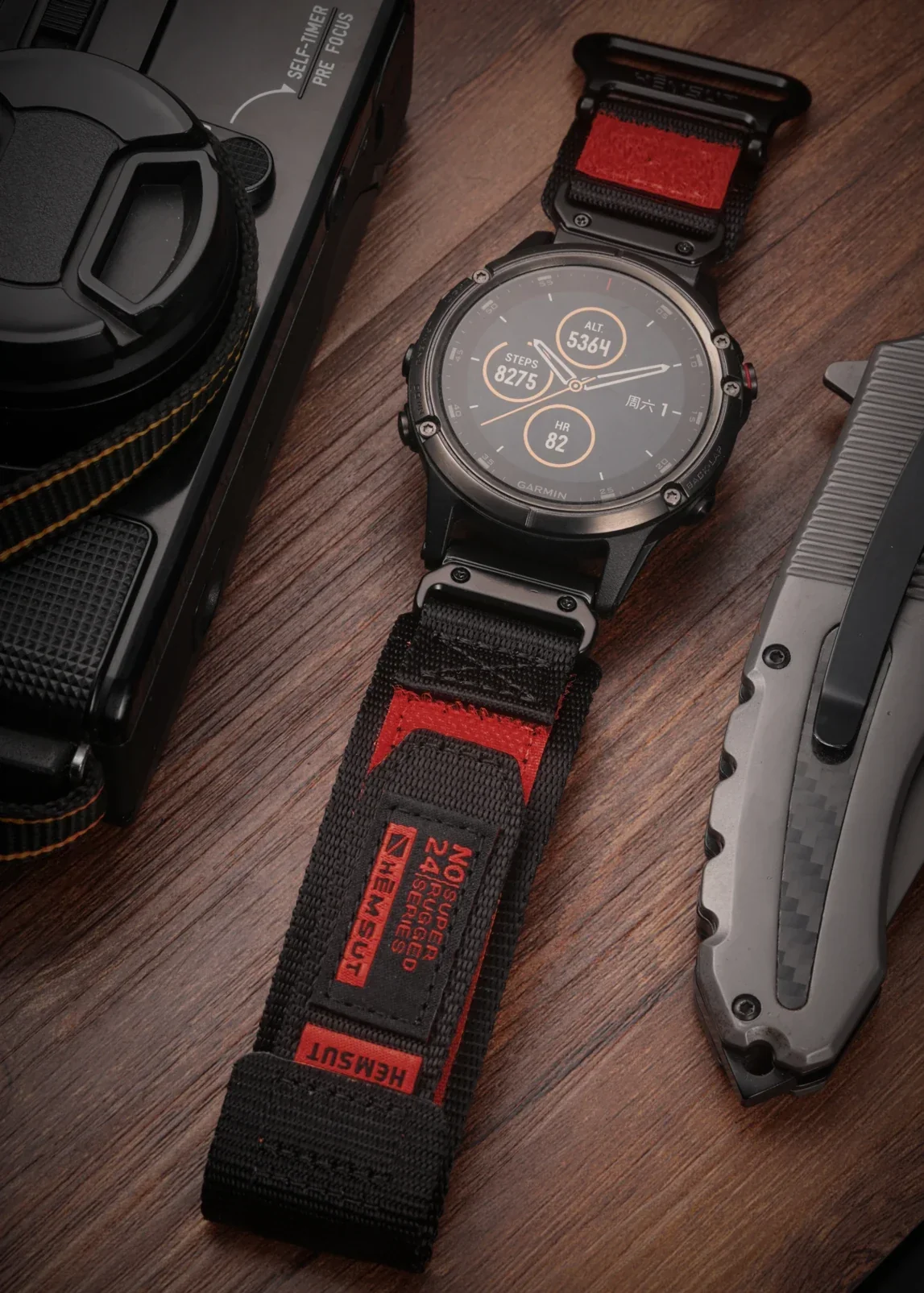 Artisan Garmin Nylon Band - Durable Military Sports Strap Breathable