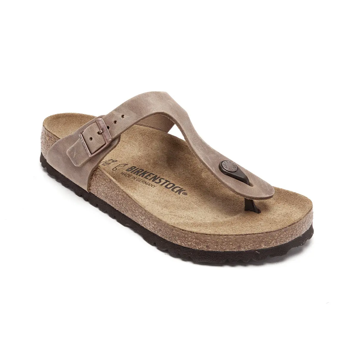 Enhanced Birkenstock Gizeh Oiled Leather Sandals Quality