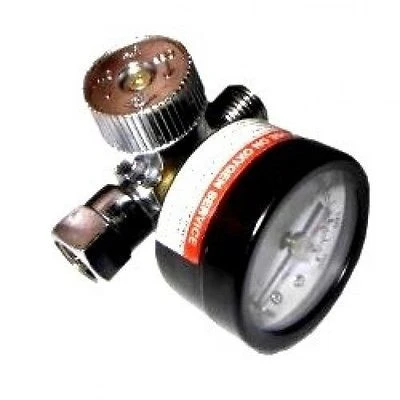 Solid Pneumatic Air in Line Pressure Hose Regulator Control Inline with Gauge Control Contemporary