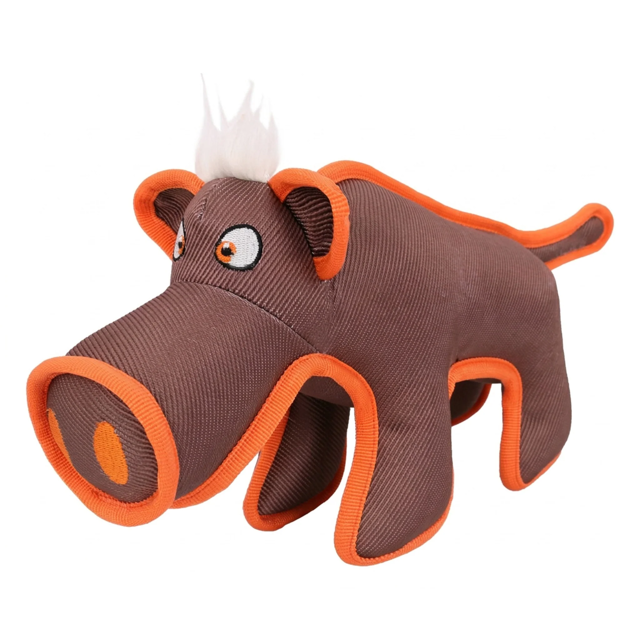 Relaxed Pet Life Animal Dura-Chew Reinforce Stitched Durable Water Resistant Plush Chew Tugging Dog Toy Elegant