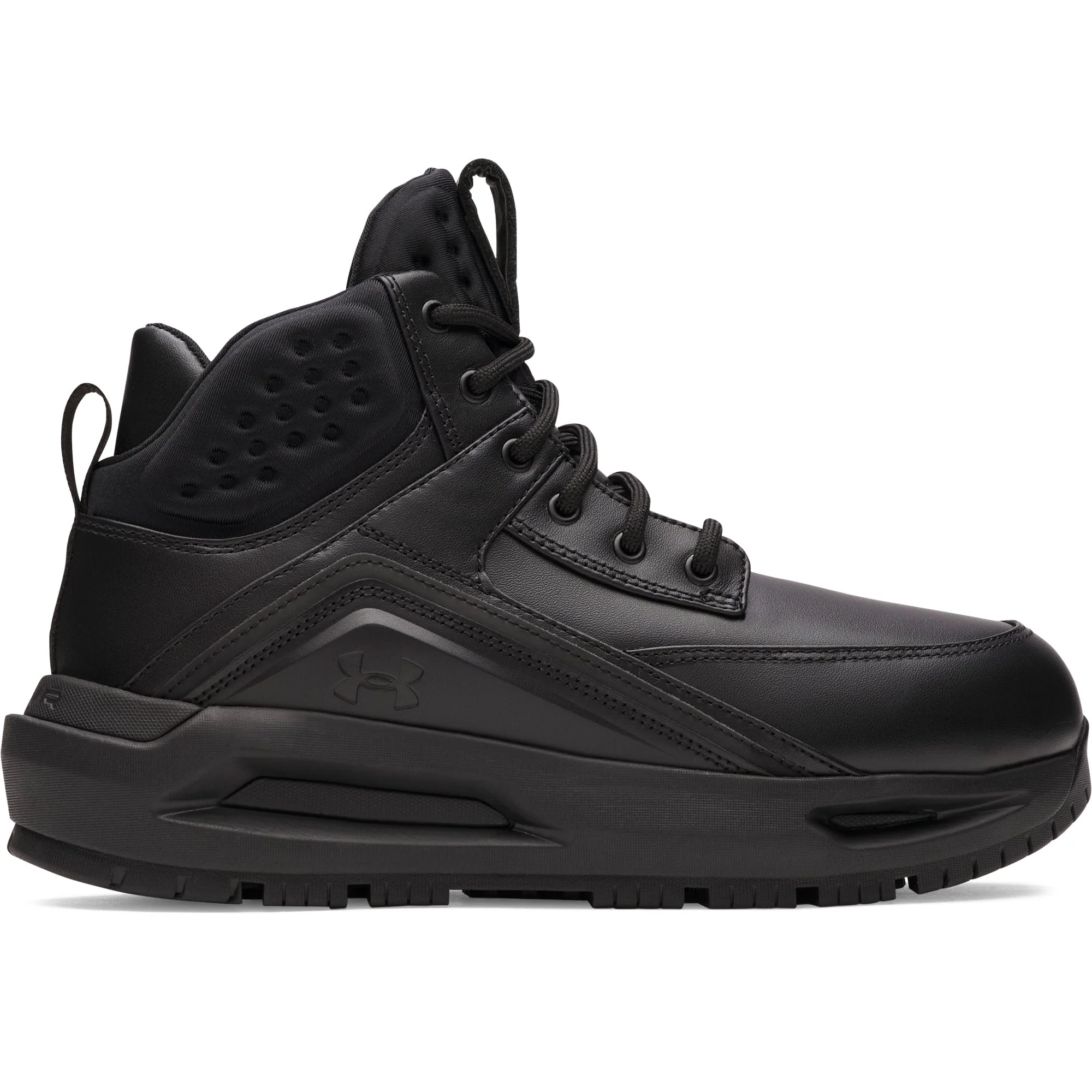 Breathable Under Armour Mens 695 Leather Boots - Black Black Black Eco-Friendly