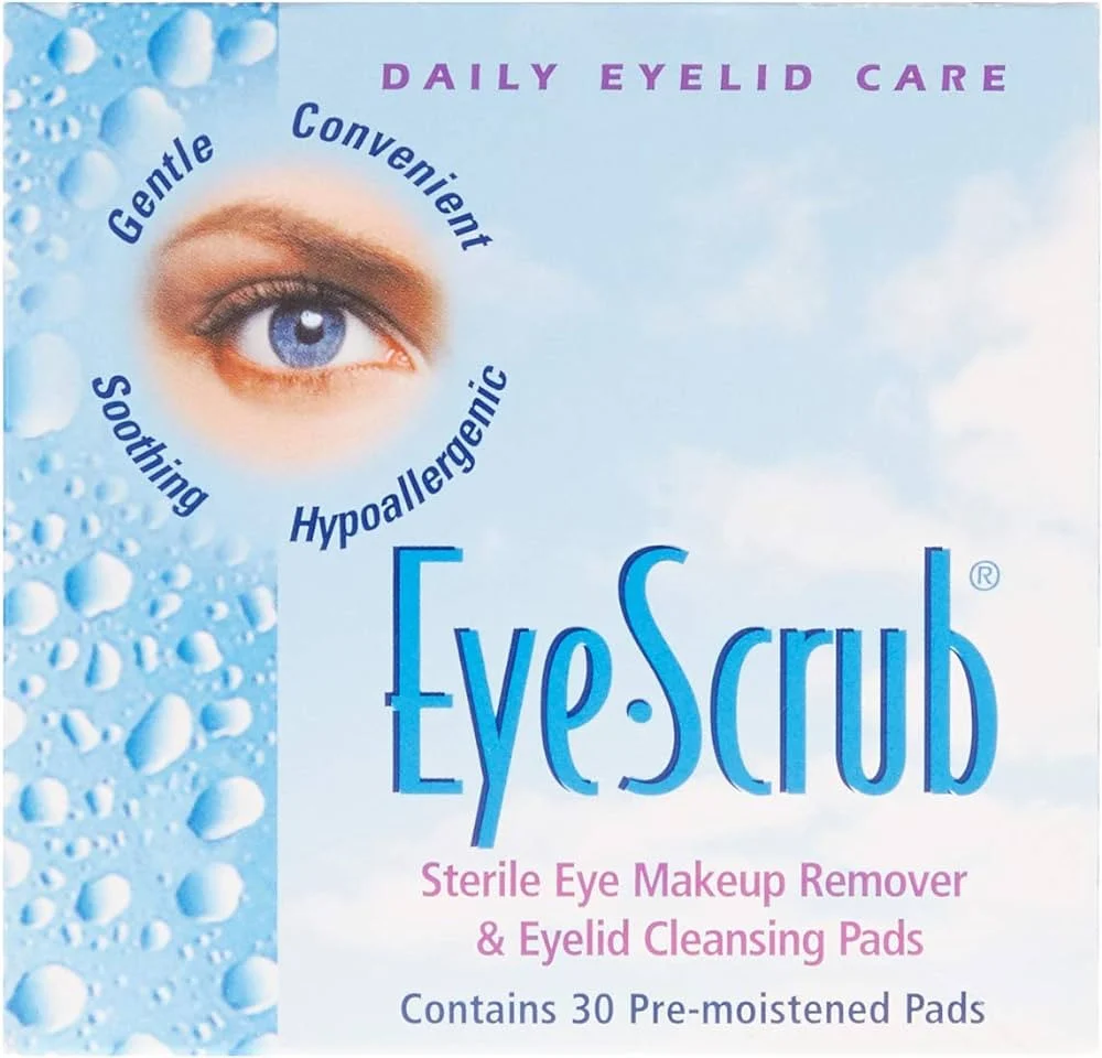 Superior Daily Eyelid Care Eye Scrub Sterile Eye Makeup Remover Pads 30 Ea Elite