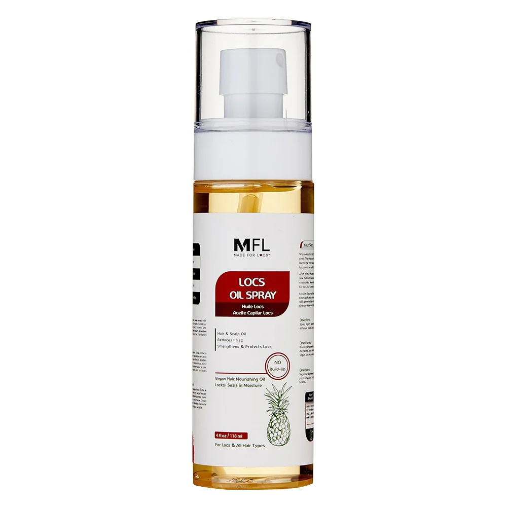 Smart Made For Locs Vegan Hair Nourishing Oil Spray Lightweight Hydration and Shine 4Oz 118ml Innovative
