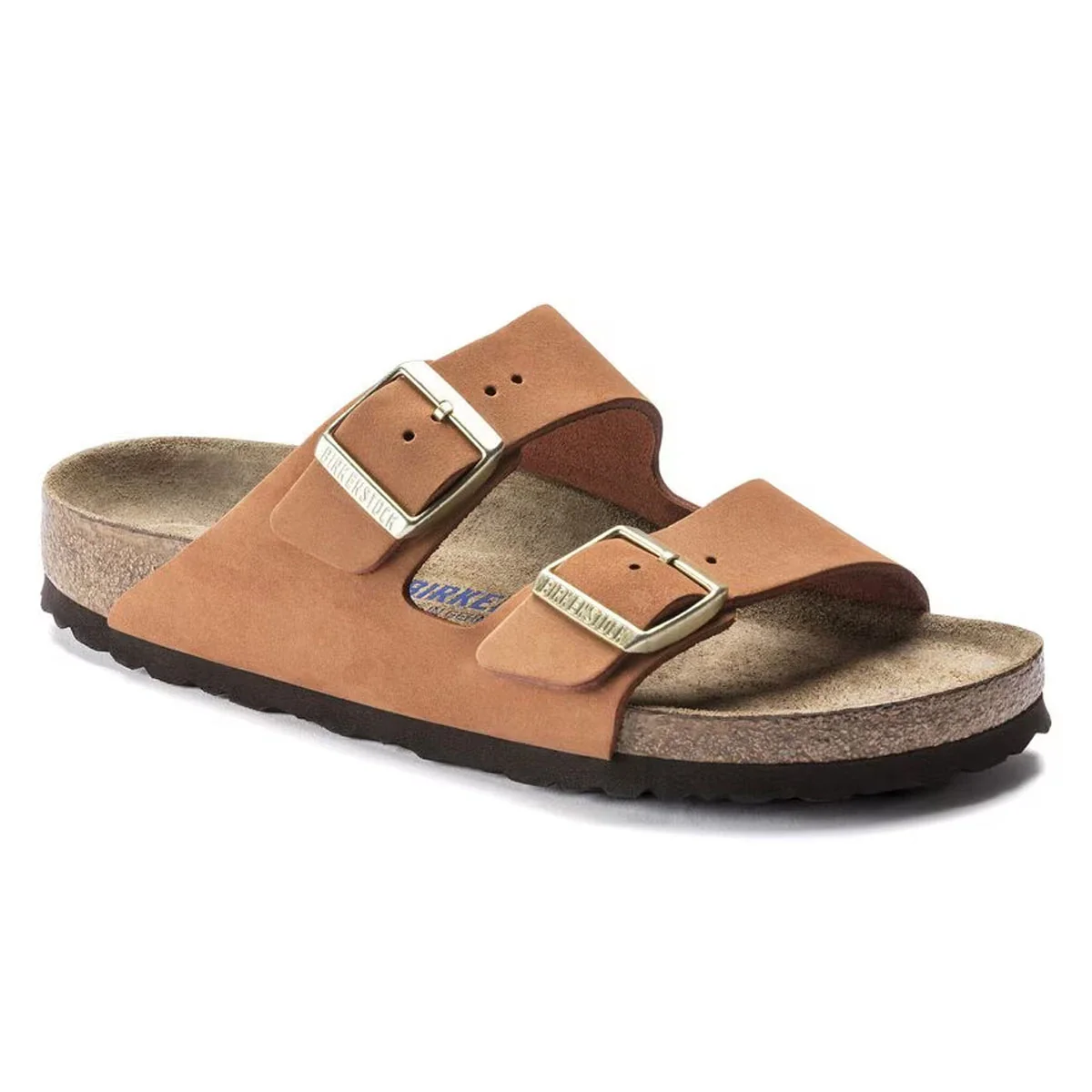 Specialty Birkenstock Women's Arizona Nubuck Leather Soft Footbed Sandals Smart