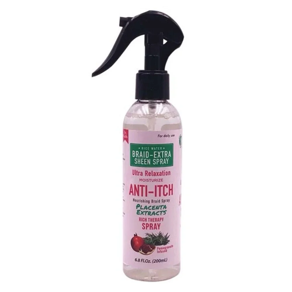 Traditional Dr Girls Braid Extra Sheen Ultra Relaxation Moisturize Anti Itch Rich Therapy Spray 6.8Oz 200ml Innovative