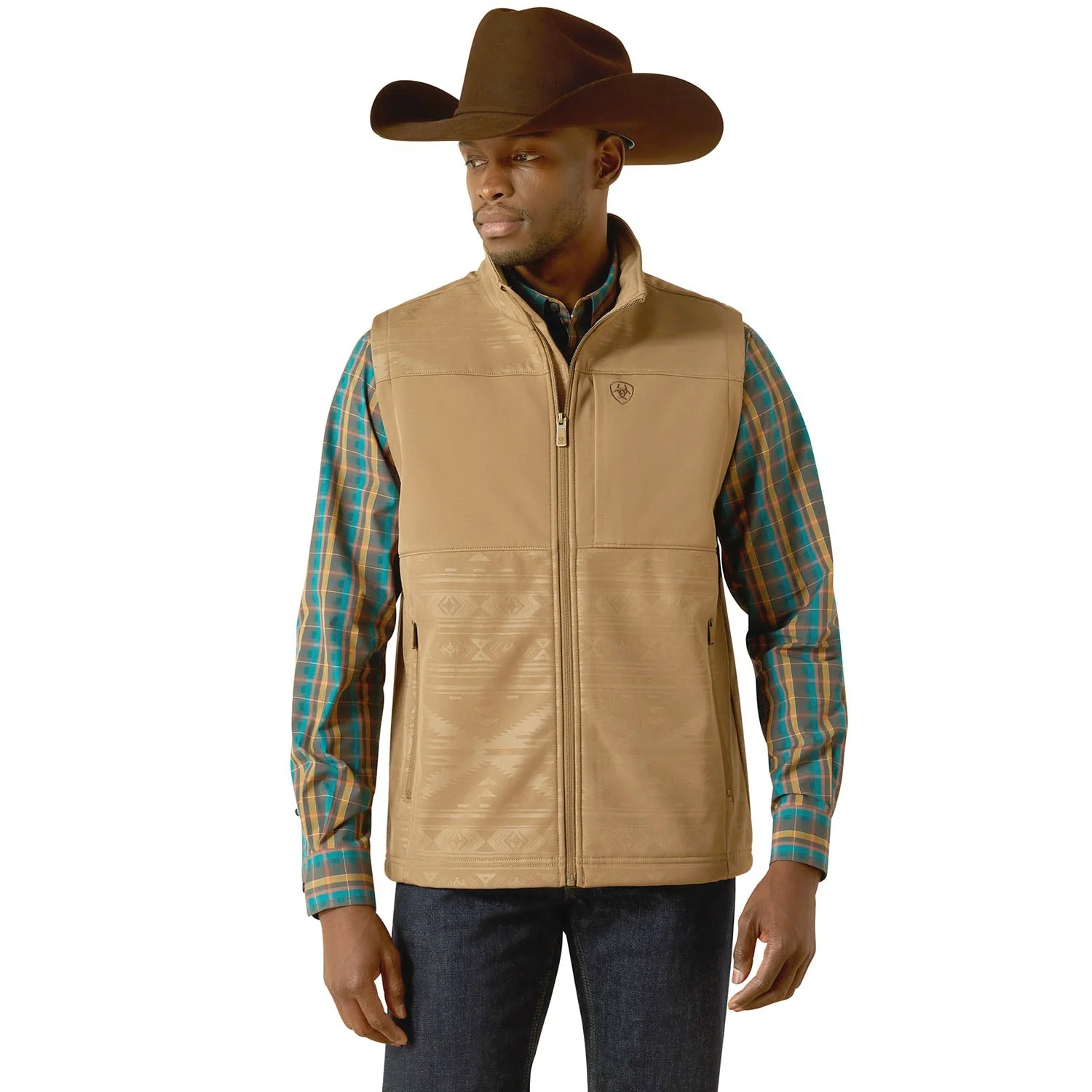 Exclusive Ariat Mens Vernon Softshell Vest – Wind-Resistant Stretch Outdoor Vest High-Performance