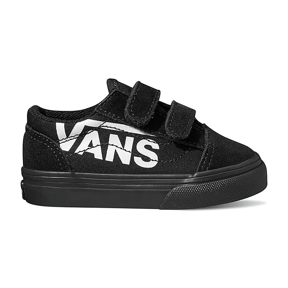 Selected Vans Old Skool Toddlers Logo Detail Baby Toddler TD Sneakers — Black Low-Top Effective