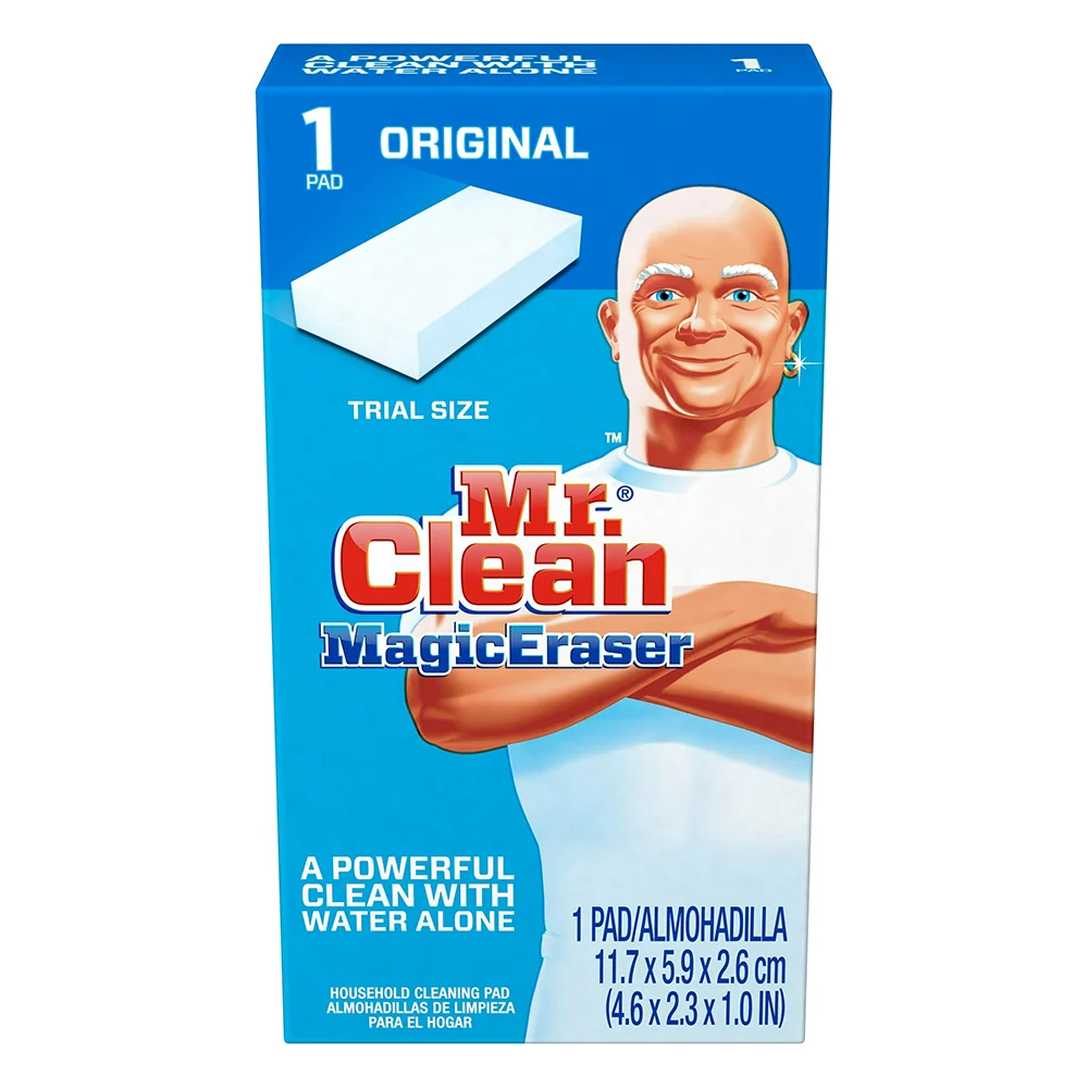 Authentic Mr Clean Eraser The Pad for Surface and Wall Cleaner 1Ea Official