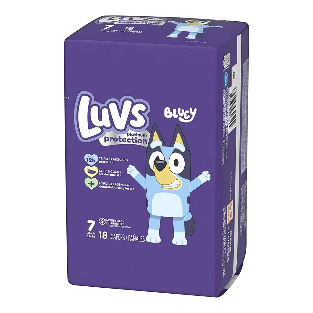 Solid Lu Platinum Protection Size 7 Baby Diapers Keeps Baby Dry 18Ea Sustainable