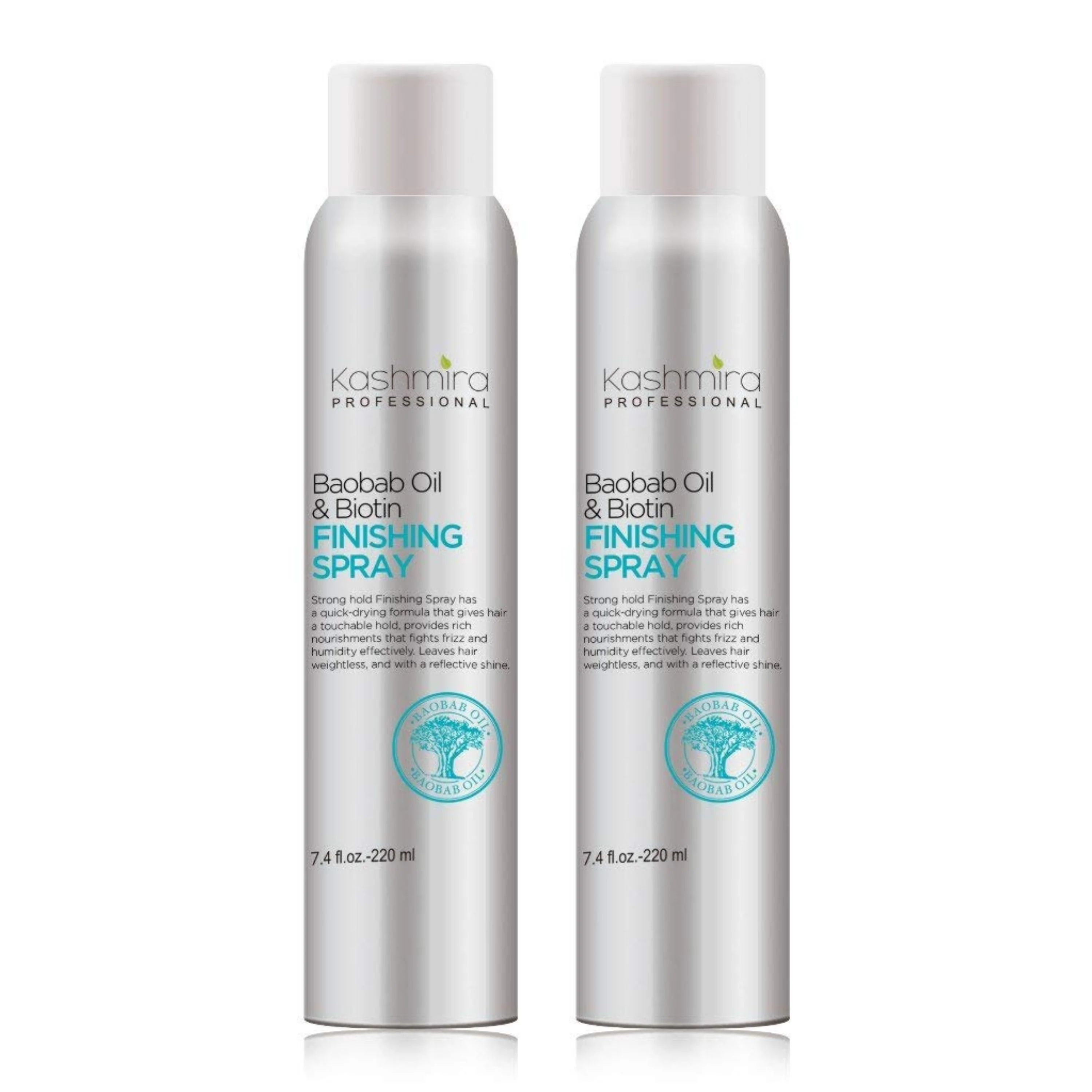 Verified Kashmira Professional Baobab Oil Biotin Professional Long-Lasting Finishing Spray - 2-Pack Official
