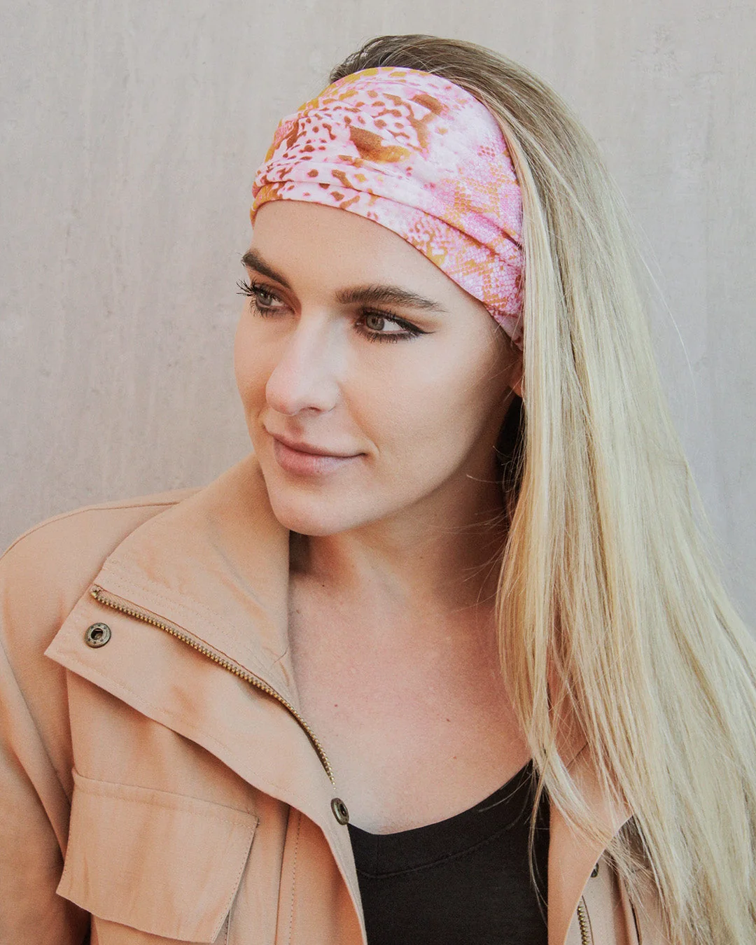Dependable Pink Python - Infinity Headwrap Buff Environmentally Friendly
