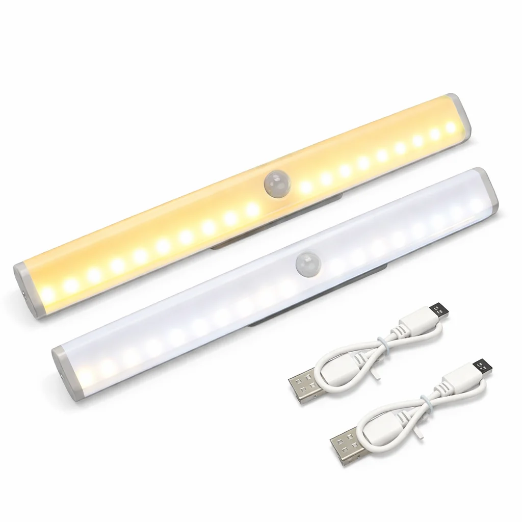 Traditional Stick Anywhere LED Motion Activated Sensor Light Rechargeable Sustainable