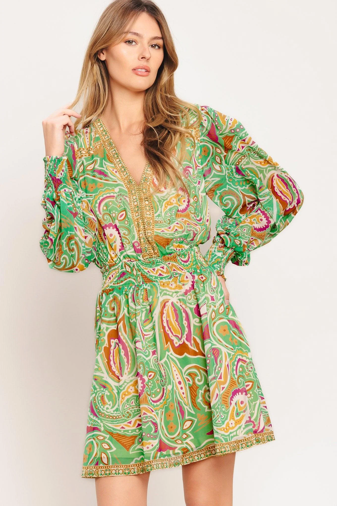 Trusted Time Spent Together Woven Mini Dress Authentic