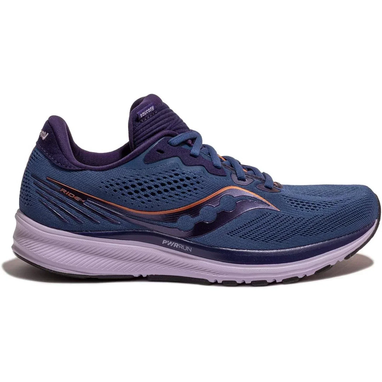 Exclusive Saucony Ride 14 Women's Sneakers — Midnight Copper Running Easy-to-Use