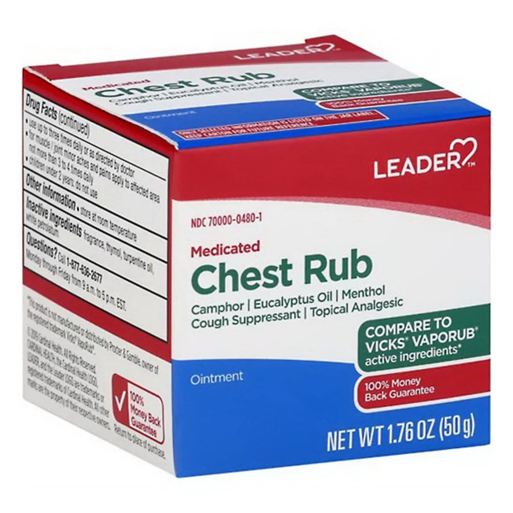 Next-Generation Leader Medicated Chest Rub Ointment 1.76 Oz Smooth