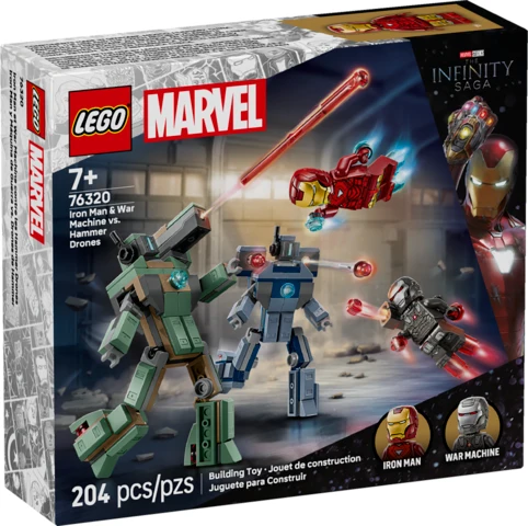 Traditional Super Heroes Marvel Iron Man War Machine Hammer Drones Soft