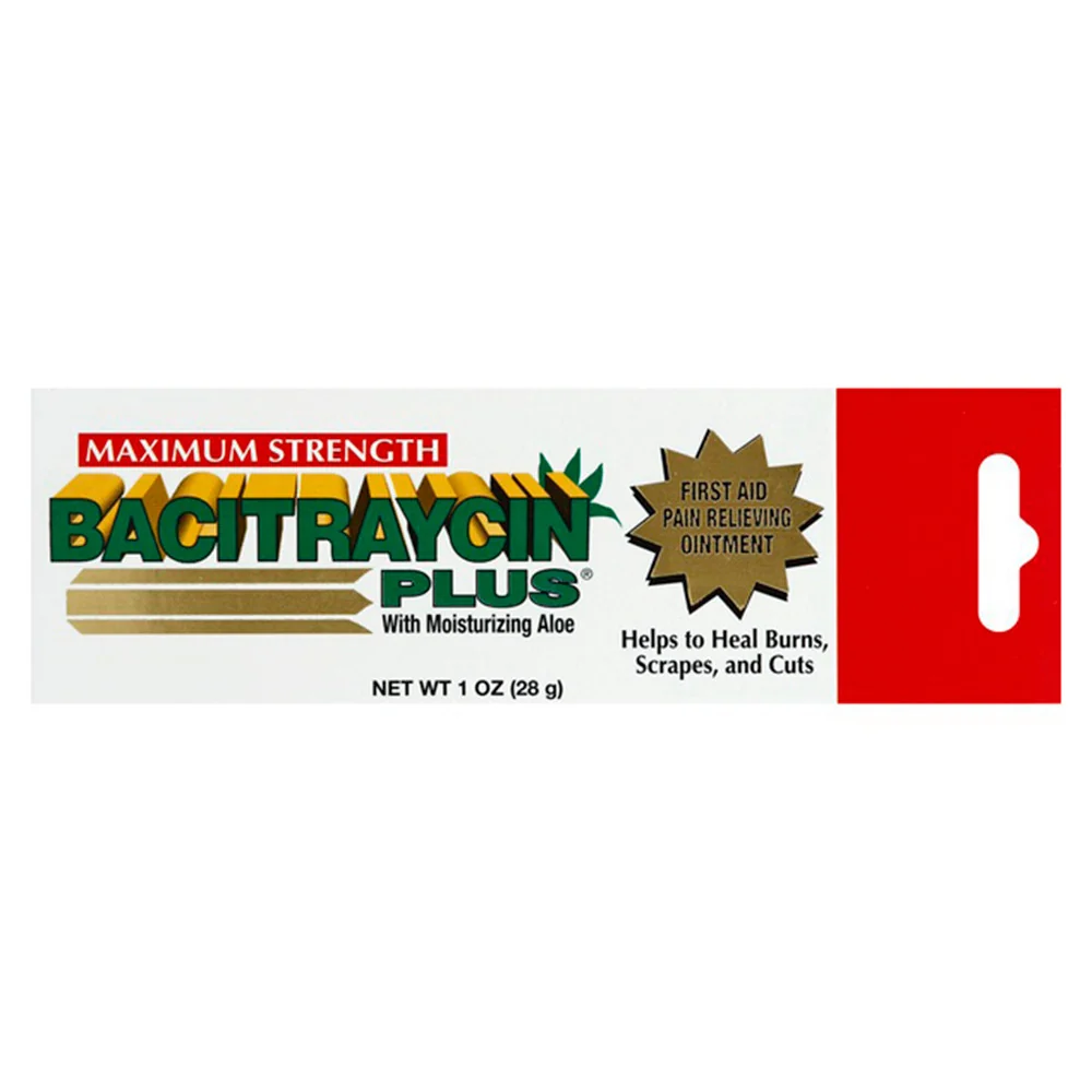 Top-Quality Bacitraycin Plus First Aid Antibiotic Pain Relief Ointment Maximum Strength 1 Oz User-Friendly
