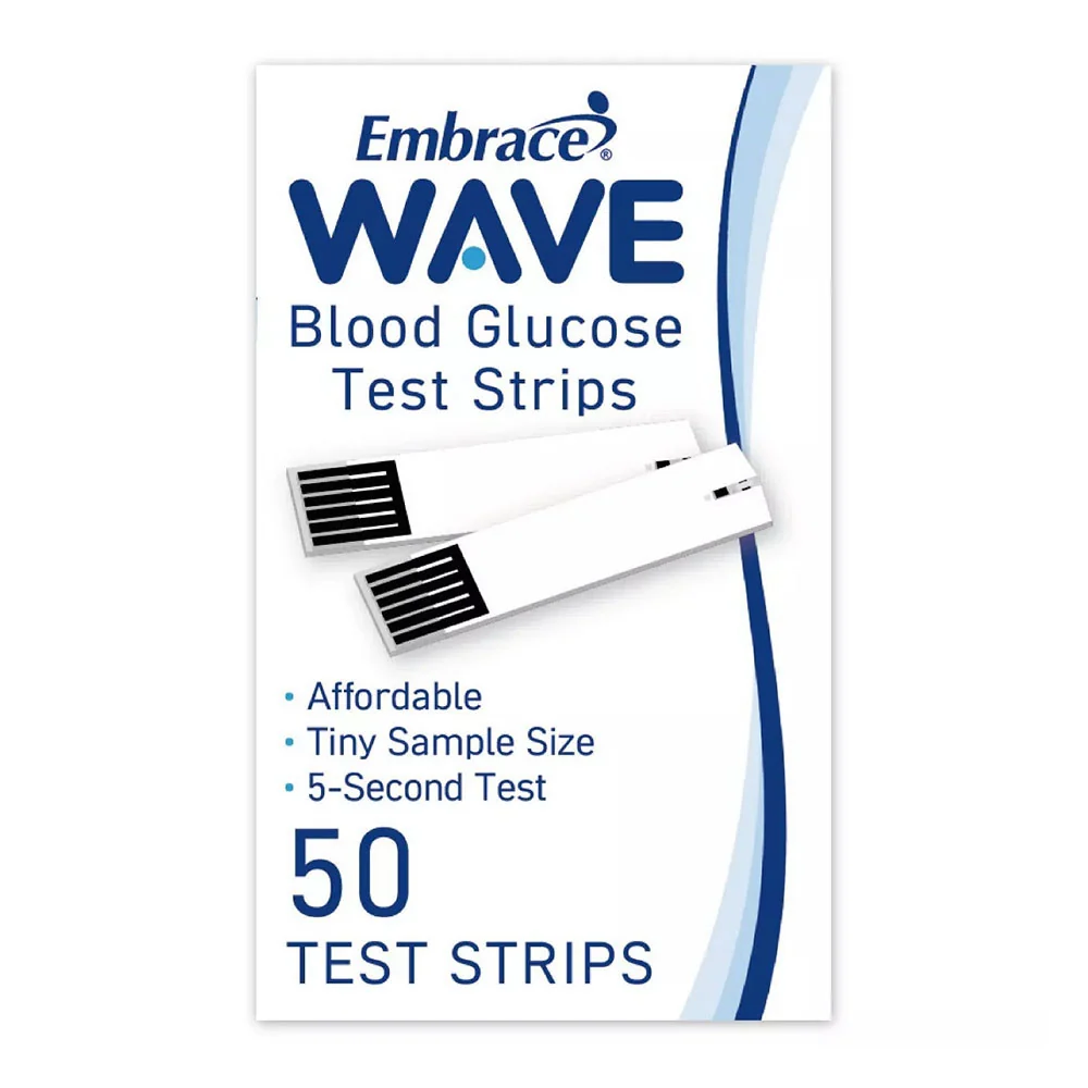 Organic Embrace Wave Blood Glucose Test Strips 50 Ea Contemporary