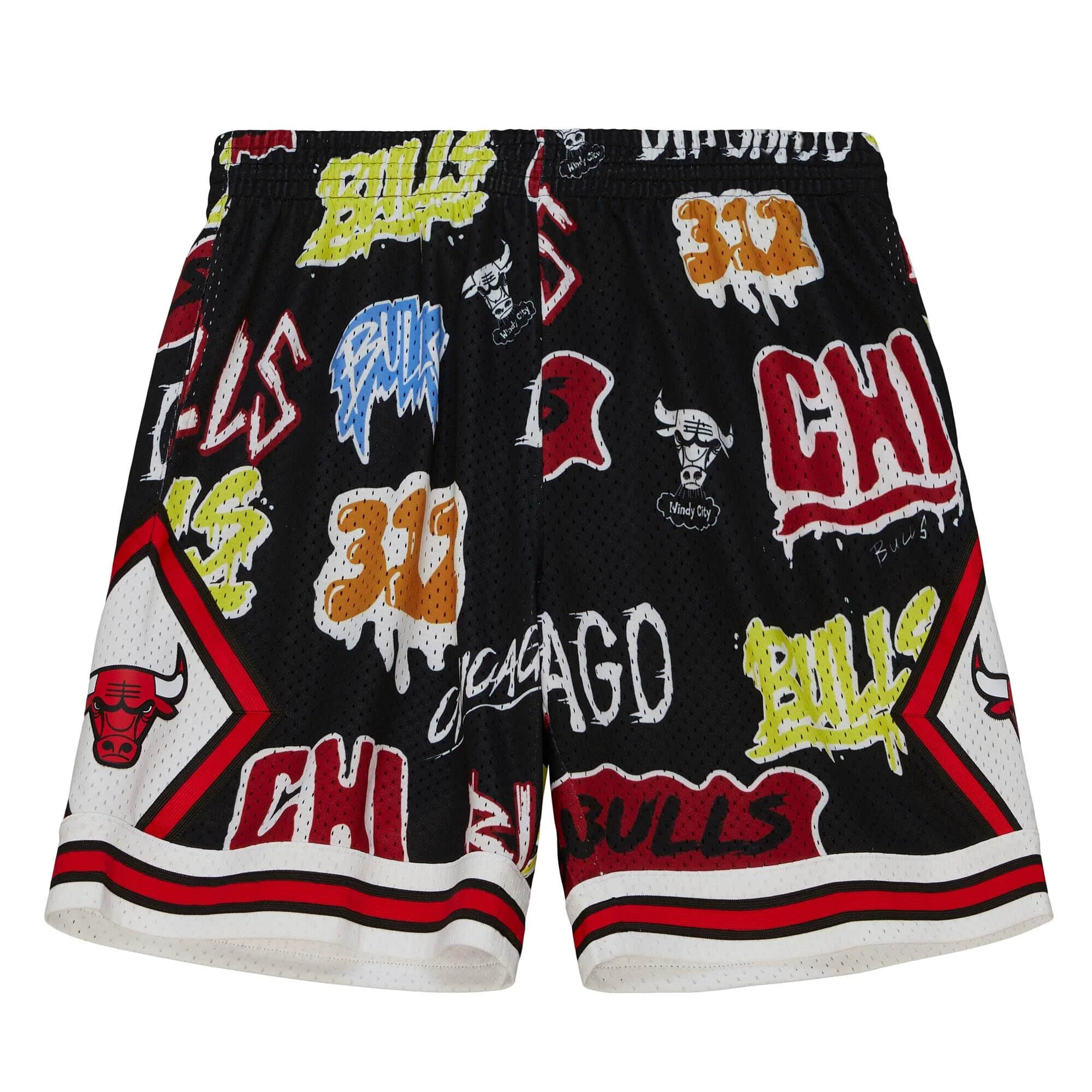 Easy-to-Use Mitchell Ness NBA Slap Sticker Swingman Short Chicago Bulls 1997 Jerseys Expertly Made