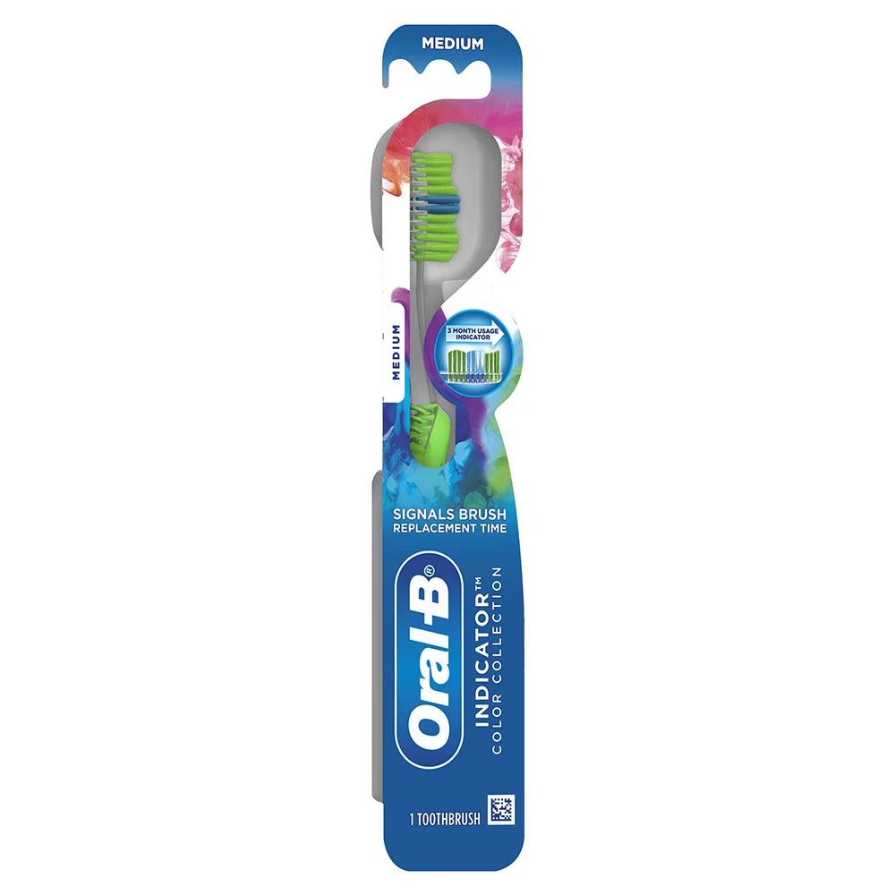 Advanced Oral B Toothbrushes Indicator Max Medium 1 Ea Sustainable