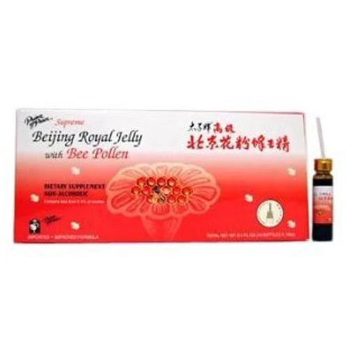 Exclusive Prince Of Peace Supreme Beijing Royal Jelly With Bee Pollen Bottles 0.34 Oz Long-Lasting