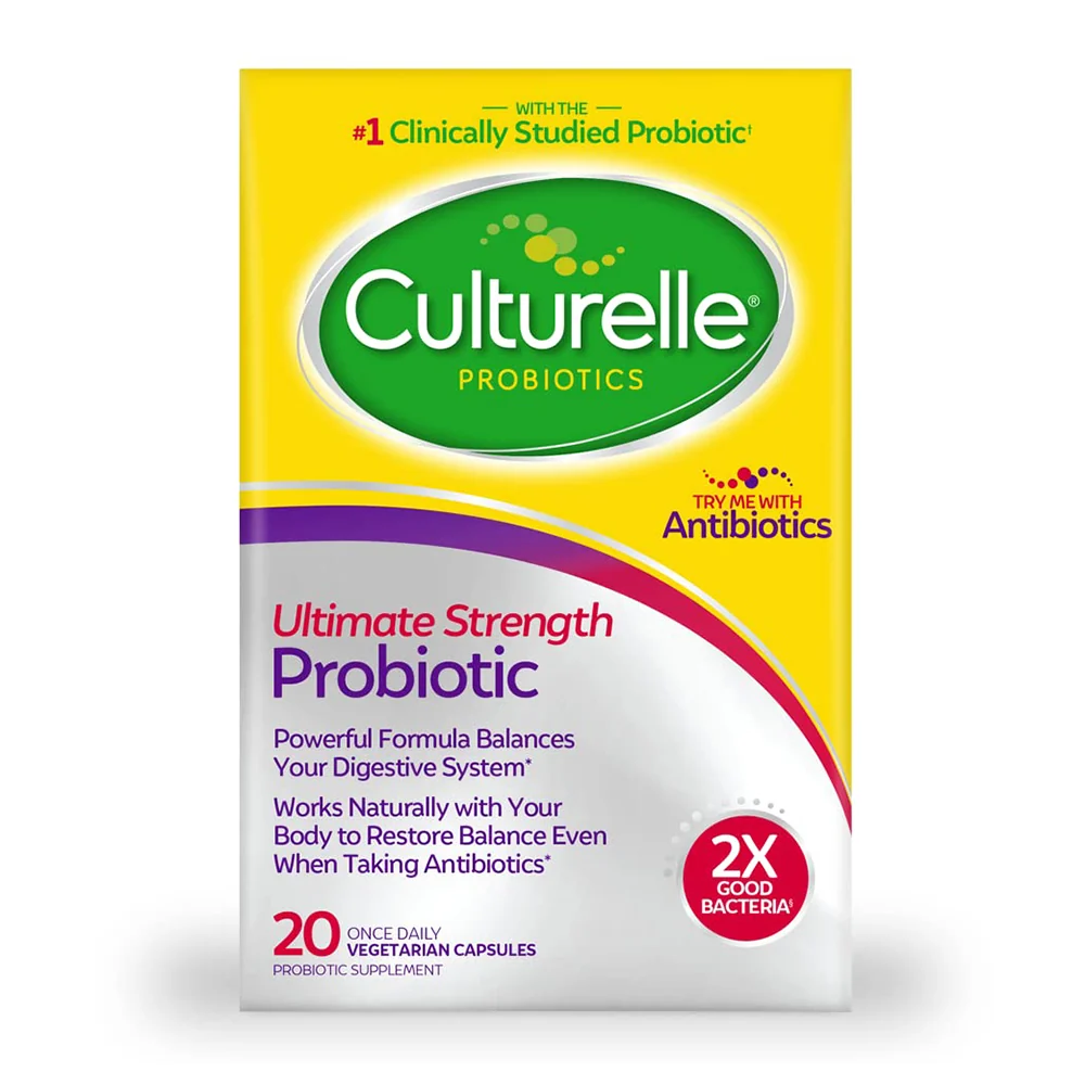 Artisan Culturelle Strength Probiotic Capsules for Daily Digestive Health and Gut Balance 20Ea Prestigious