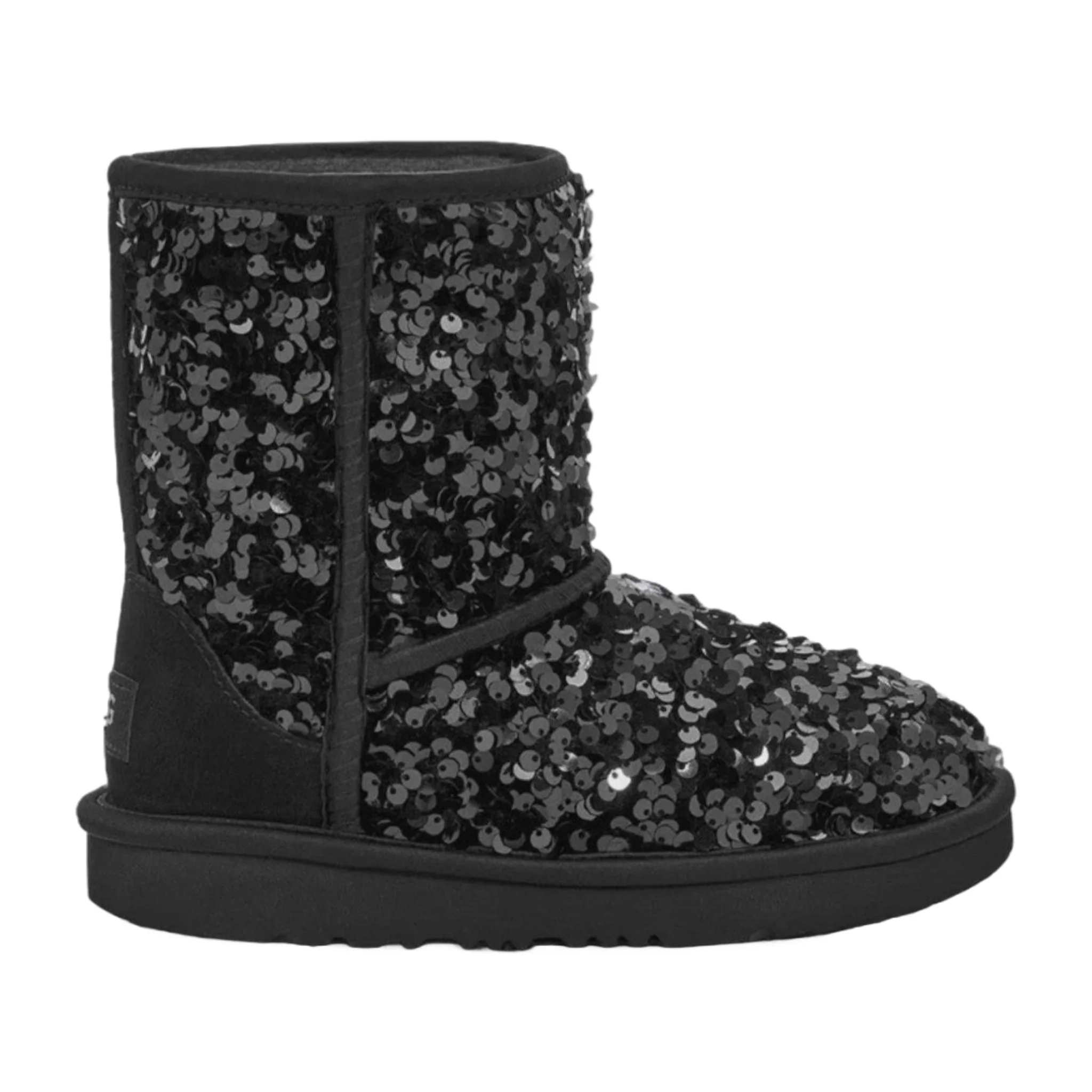 Green UGG Kids Classic Short Chunky Sequin Boot Boots Genuine