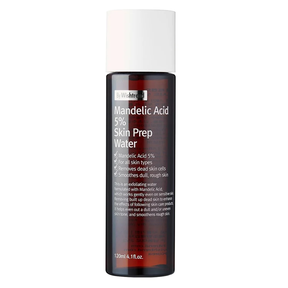 Authentic By Wishtrend Mandelic Acid 5 Skin Prep Water for All Skin Types 4.1Oz 120ml Elite