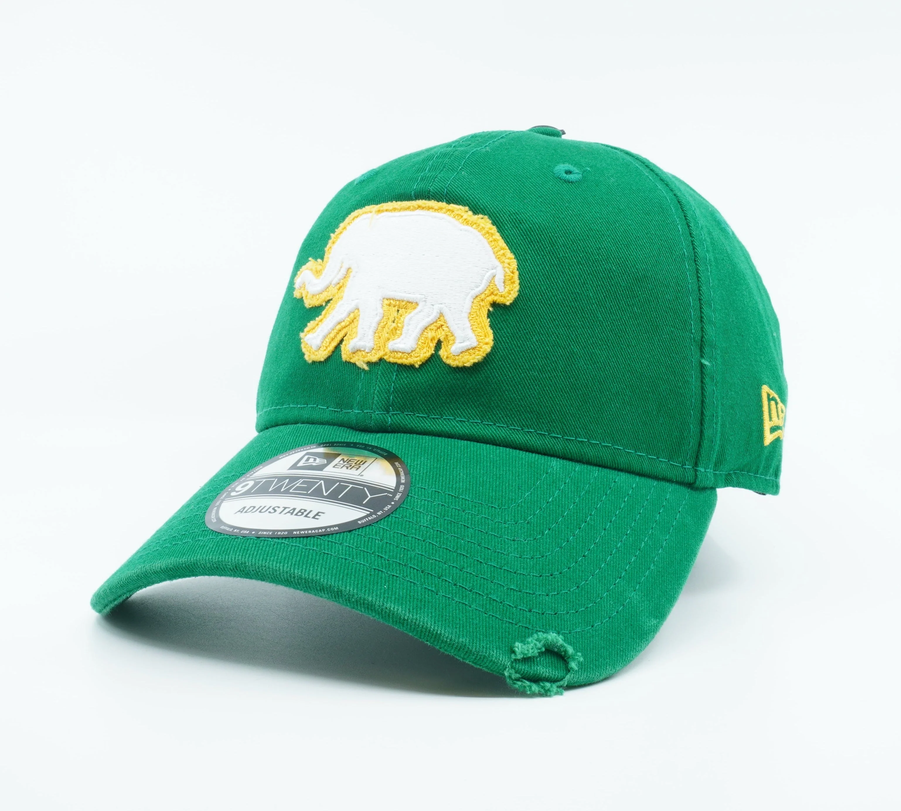 Easy-to-Use New Era Men's MLB Oakland Athletics 920 Strapback ' Distressed Patch' Hats Top-Quality