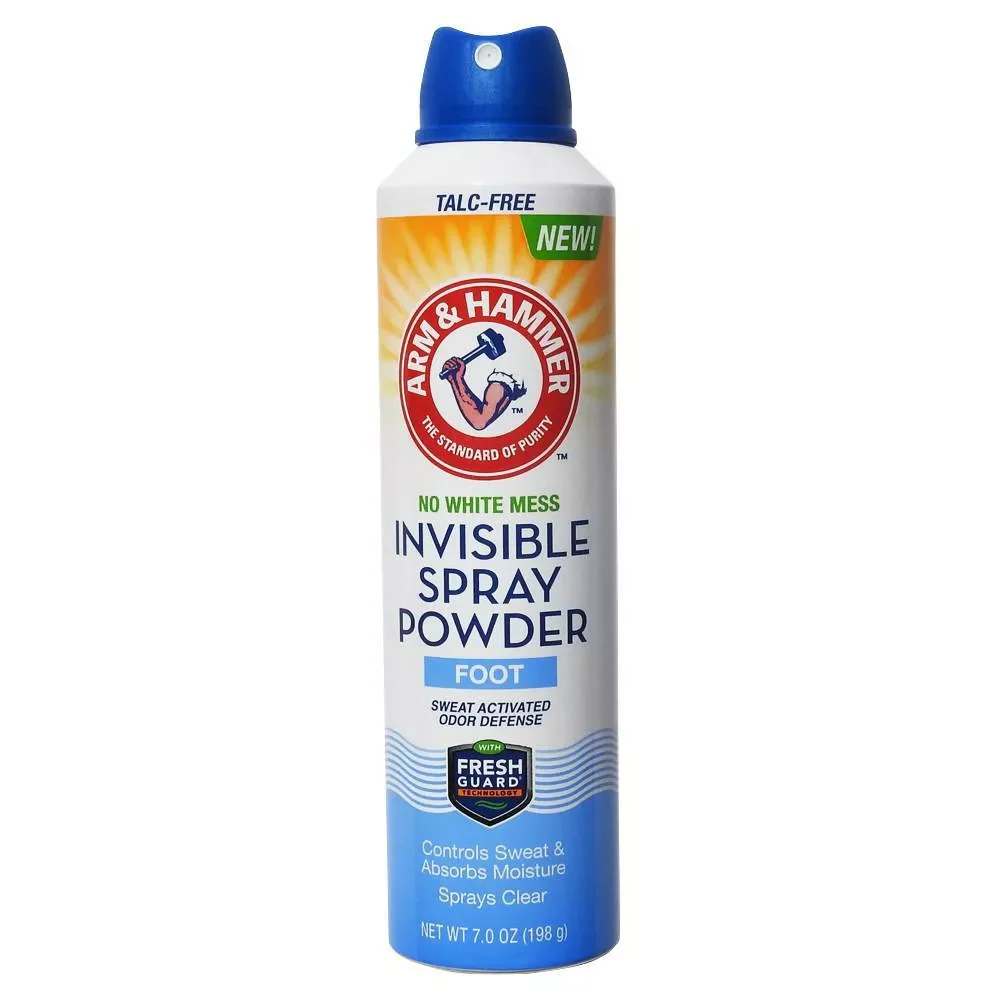 First-Class Arm and Hammer Foot Invisible Spray Powder 7 Oz Soft