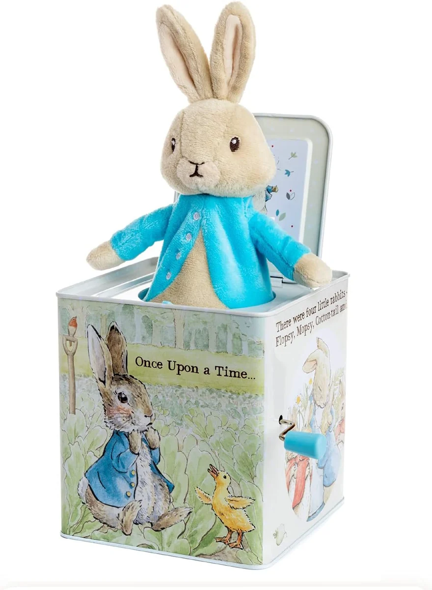 Breathable Beatrix Potter Peter Rabbit Jack in the Box Powerful