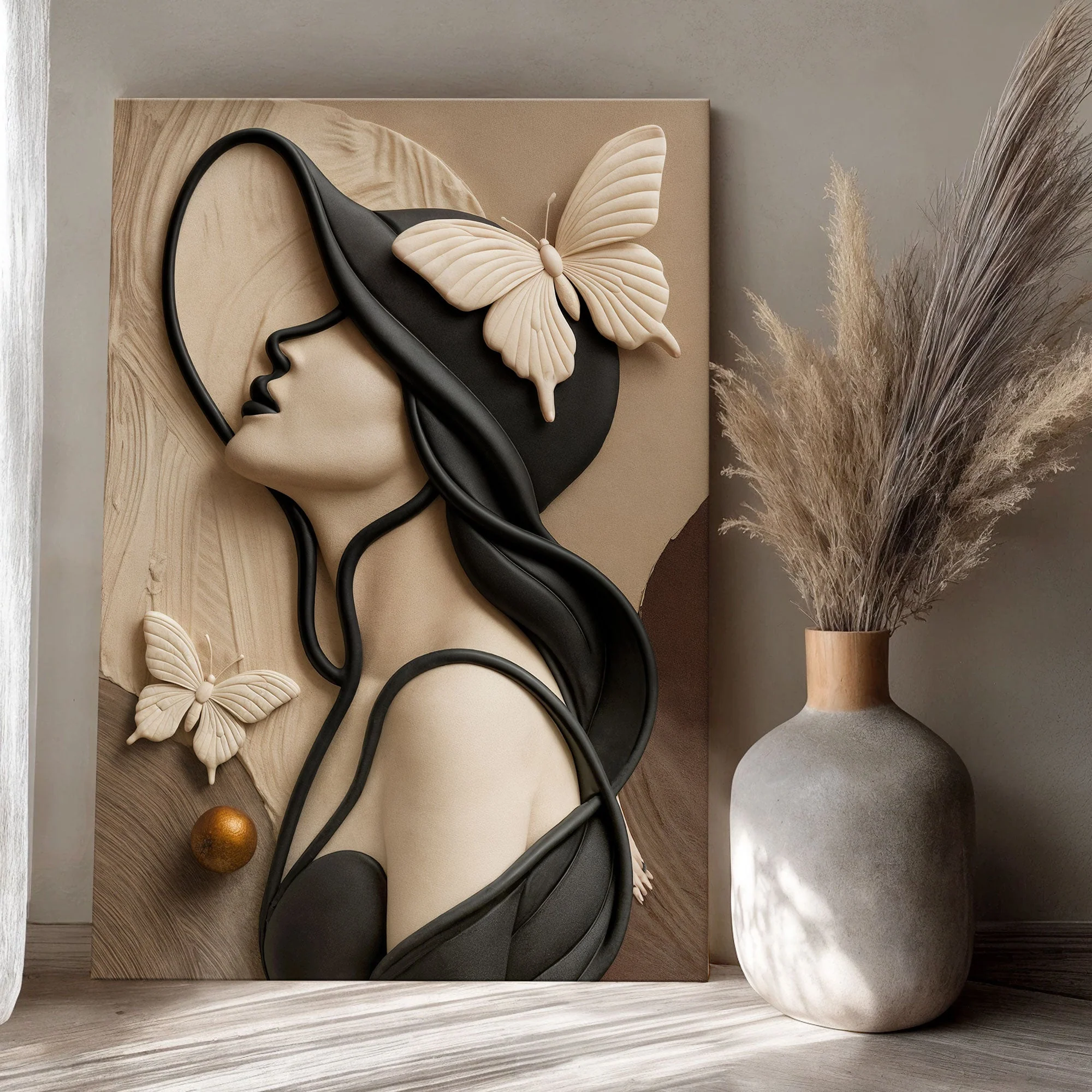 Clean Woman's Delicate Lines Wall Art Verified