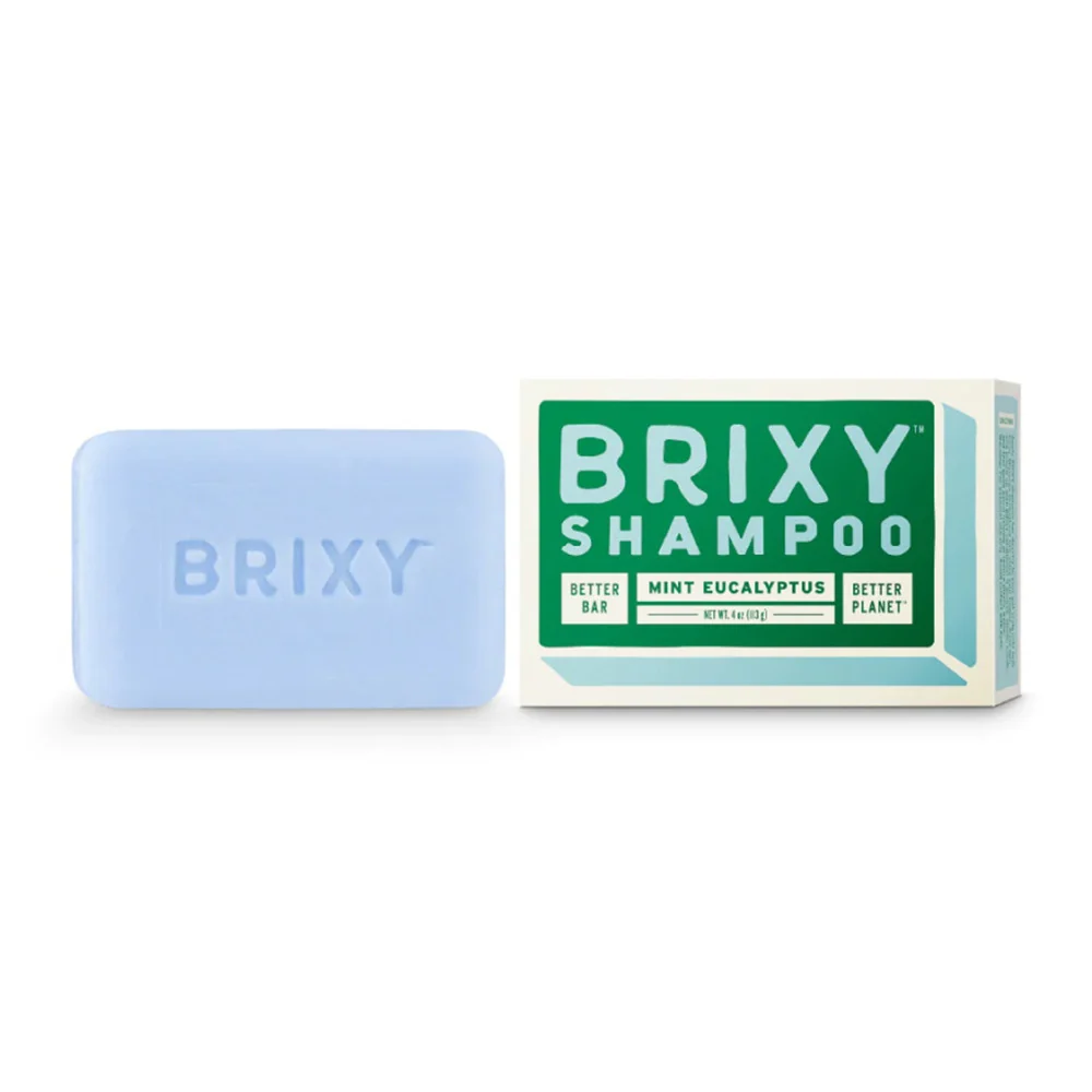 Versatile Brixy Shampoo Bar for Hair Mint Eucalyptus 4 Oz Consistent