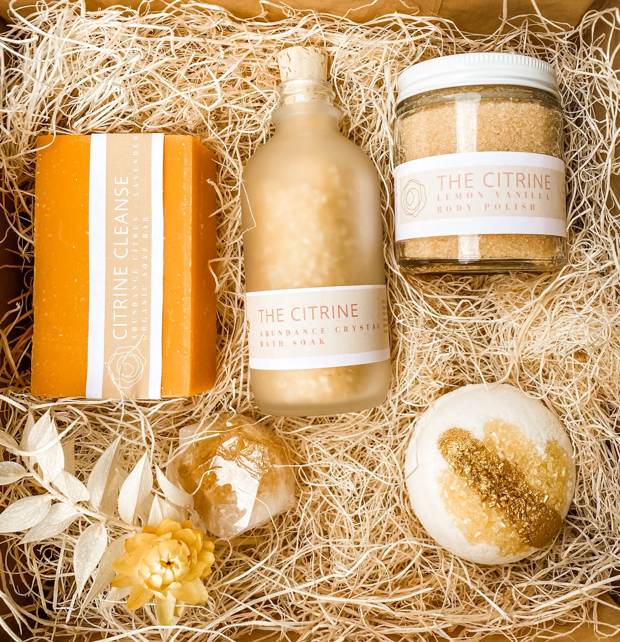 Refined Citrine Bath and Body Gift Set Original