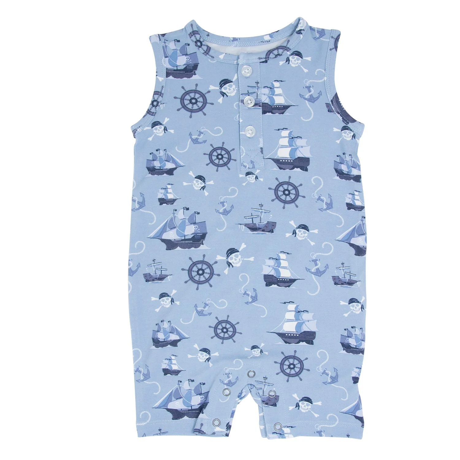 Effective Pirate Ships Tank Romper Sophisticated