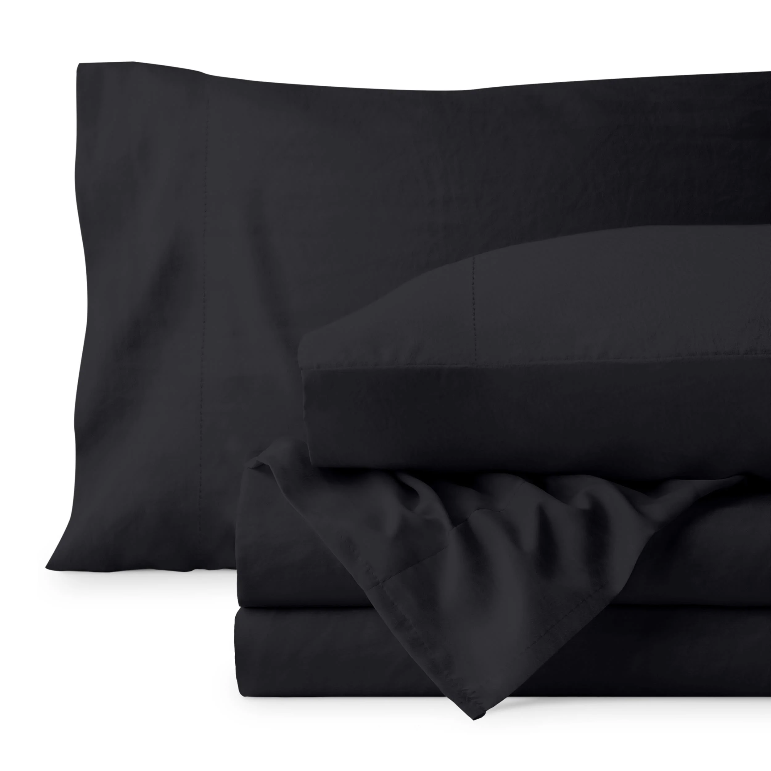 Prestigious Bare Home Washed Microfiber Sheet Set Versatile