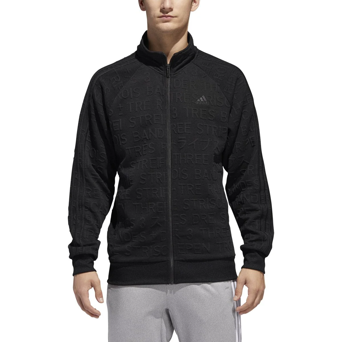 Premium Material adidas Badge Of Sport 3-Stripe Cotton Fleece Pullover Breathable