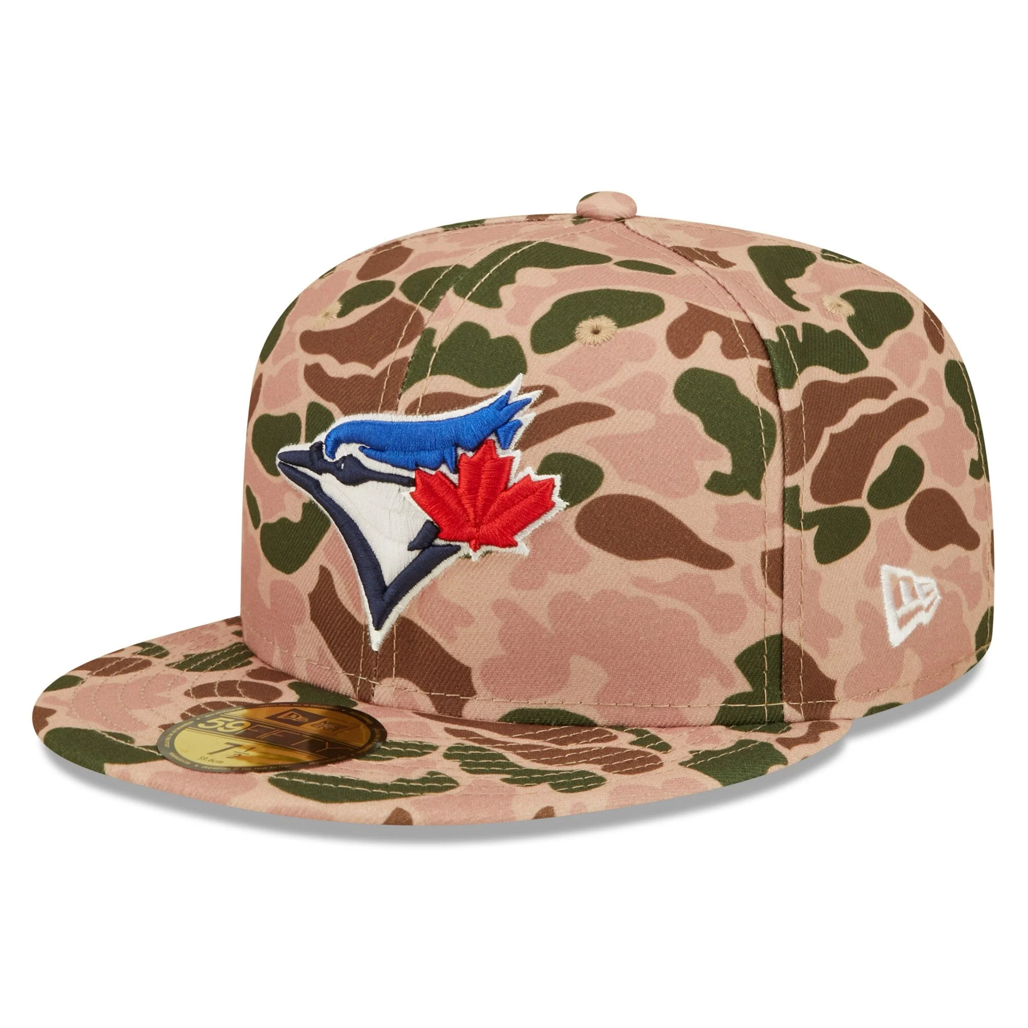 Soft New Era Men's MLB Toronto Blue Jays 5950 Duck Camo Ws93 Fitted Professional