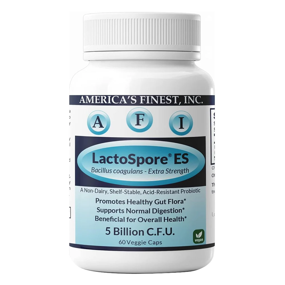 Advanced AFI LactoSpore Extra Strength Capsules for Digestive and Immune Support 60Ea Trendy