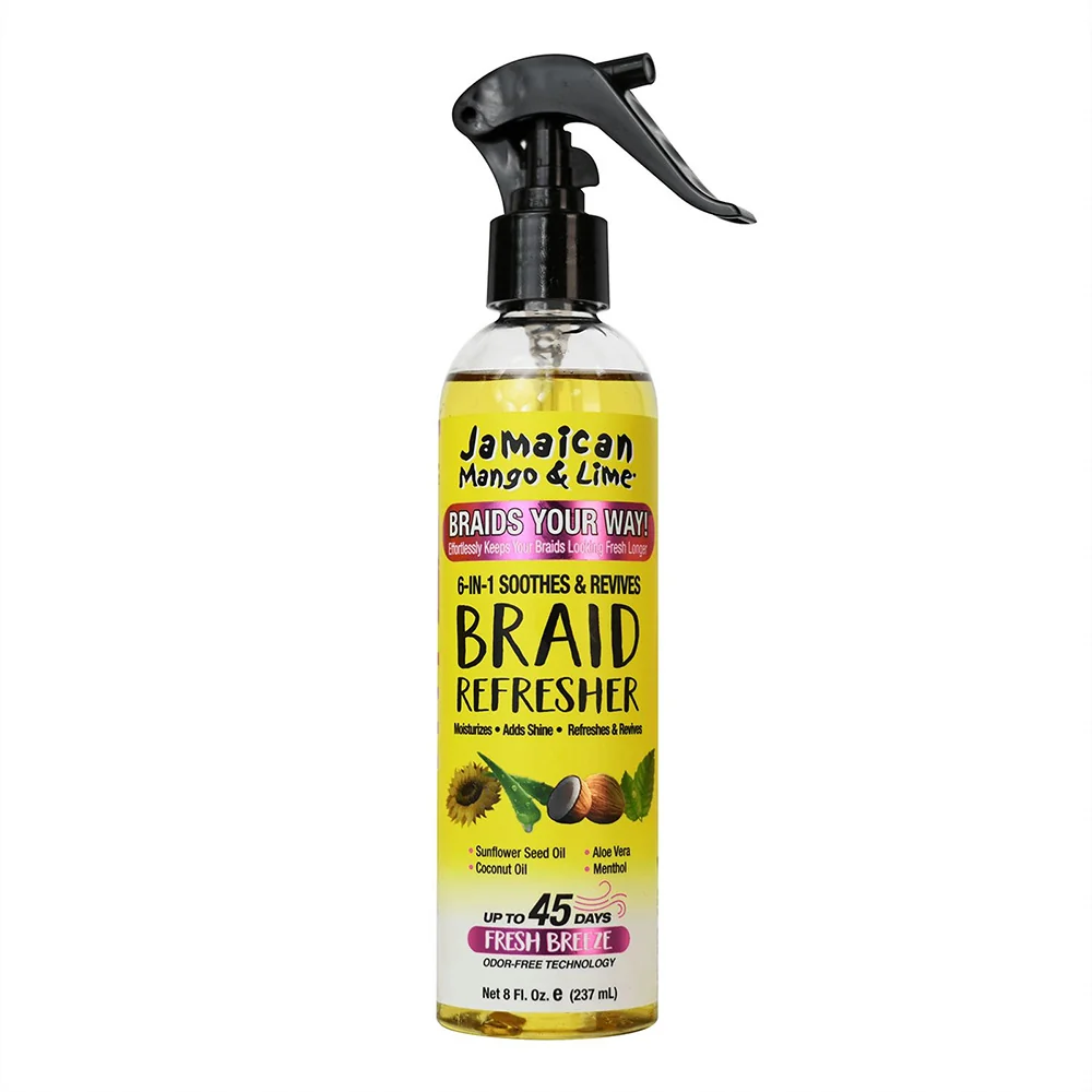 Sophisticated Jamaican Mango and Lime Braid Refresher for Hydrating Refreshing Hair 8Oz 237ml Refined