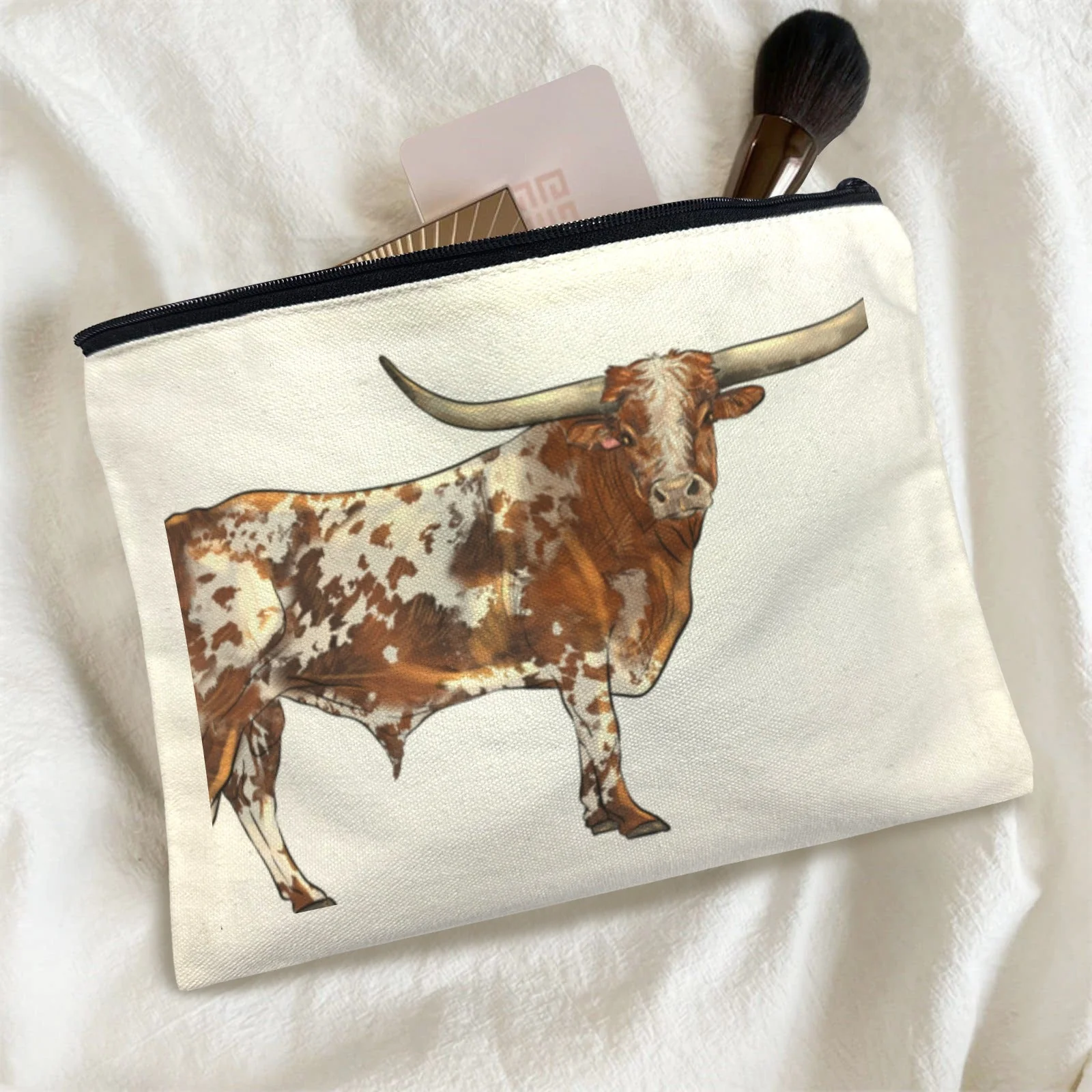 Secure Longhorn Cosmetic Bag Pack of 5 Made in America Elegant