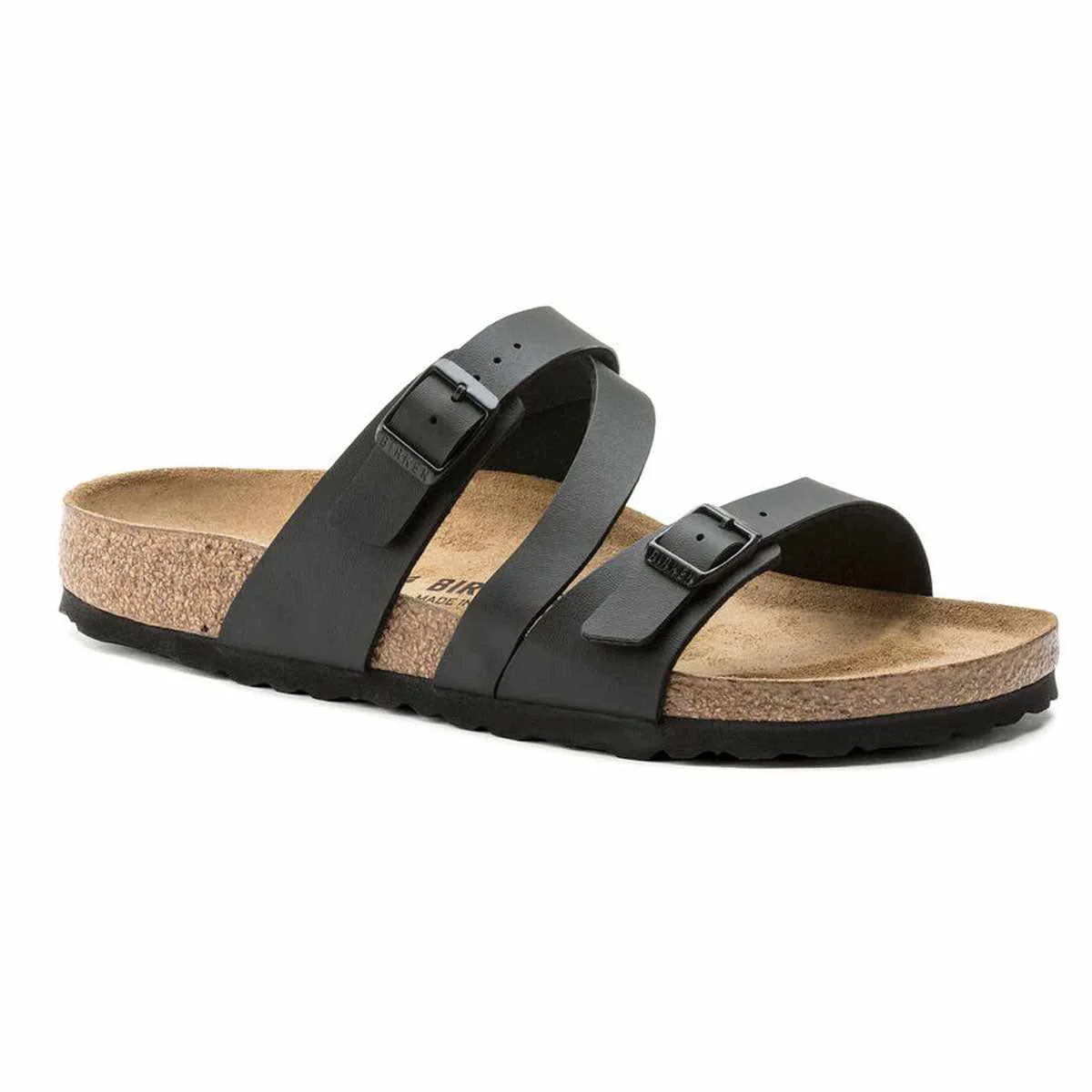 Efficient Birkenstock Salina Birko-Flor Black Sandals Solid