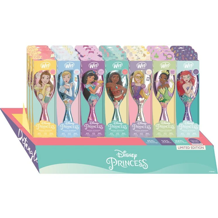 Versatile Disney Princess Wholehearted Detangler Brush Limited Edition WET BRUSH-PRO Powerful