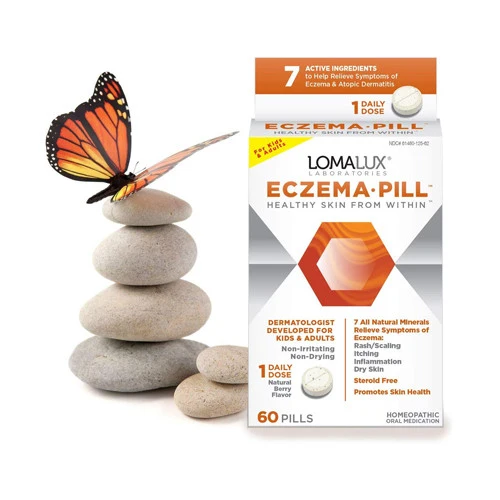 Long-Lasting Lomalux Acne Pill Homeopathic Oral Medication 60 chewables Premium