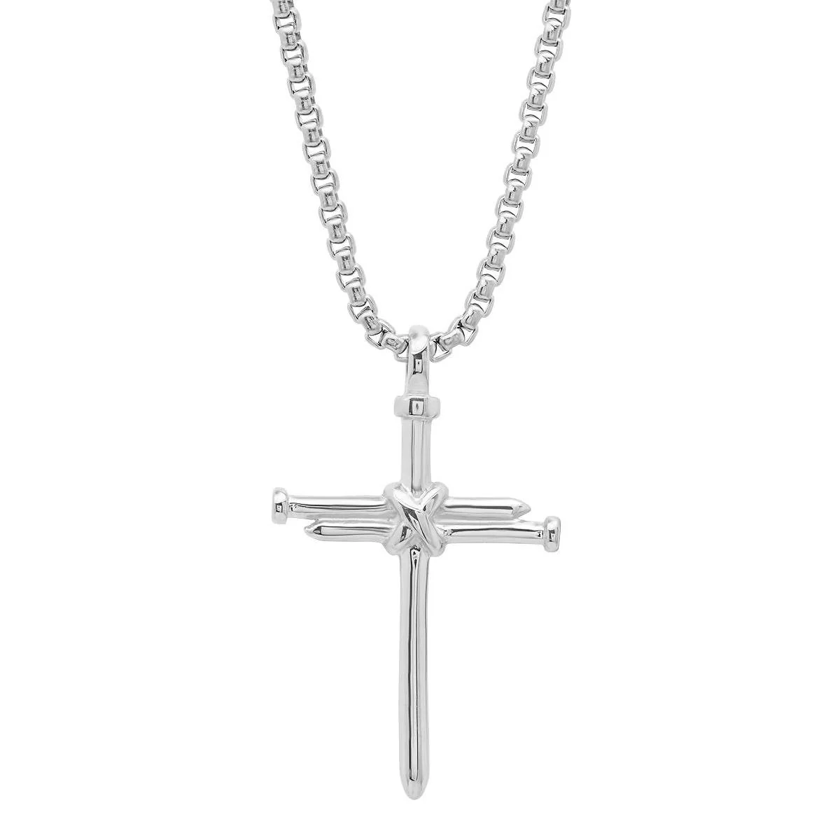Breathable Stainless Steel Nail Cross Pendant Next-Generation